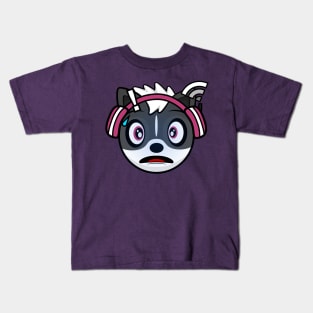 Shocked Melody Skunk Kids T-Shirt